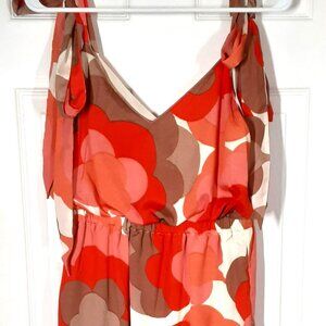 Judith March Lined Dress Size MEDIUM, Sleeveless, Elastic Waist, Pull-over